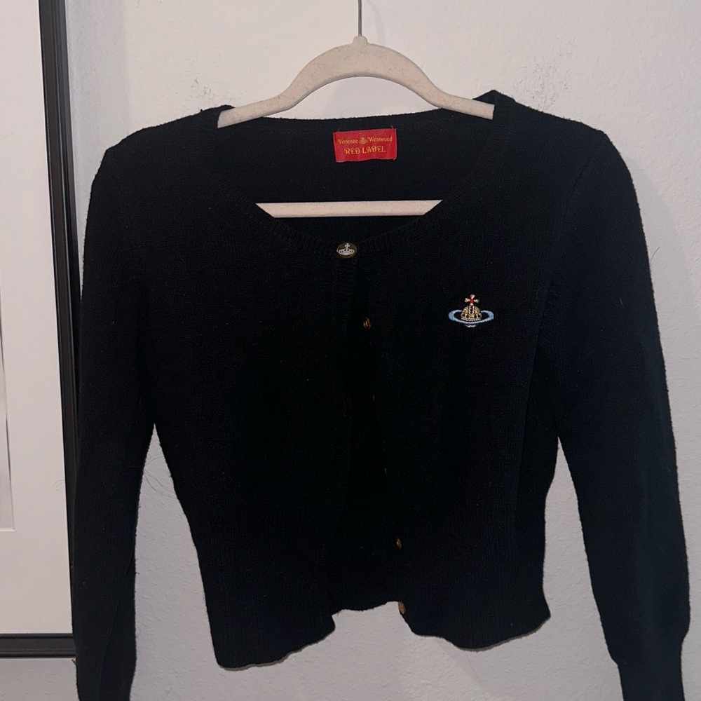 Vivienne Westwood Red Label Cardigan Button Up Embroidered Logo Size XS/S